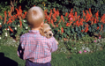 Resident with his first dog (1952)